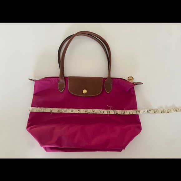AUTHENTIC Pink Longchamp Le Pliage Small Shoulder Bag Excellent Condition - Picture 9 of 16